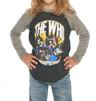 Chaser Kids' The Who Tee In Black In Gray