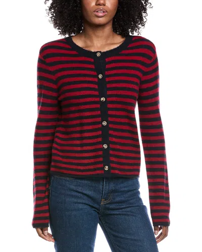 Chaser Tommy Cardigan In Red