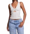 Chaser Tramonti Tank Top In Como Stripe In Multi