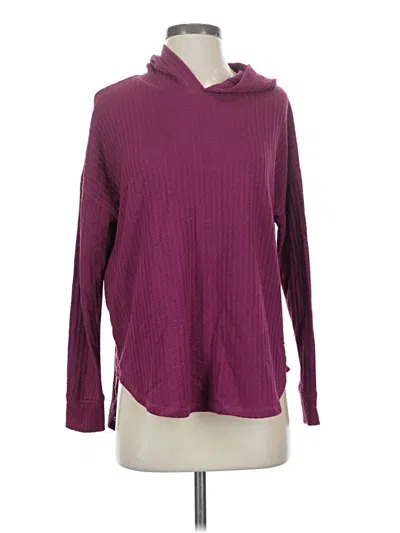 Pre-owned Chaser Turtleneck Sweater In Burgundy