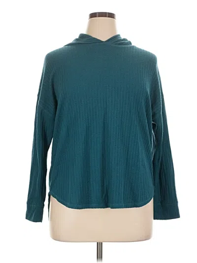 Pre-owned Chaser Turtleneck Sweater In Teal