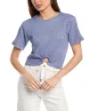 Chaser Miracle Short Sleeve Top In Cobalt Blue In Blue