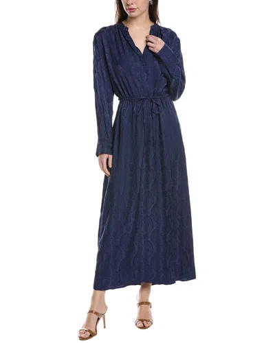 Chaser V-neck Maxi Dress In Blue