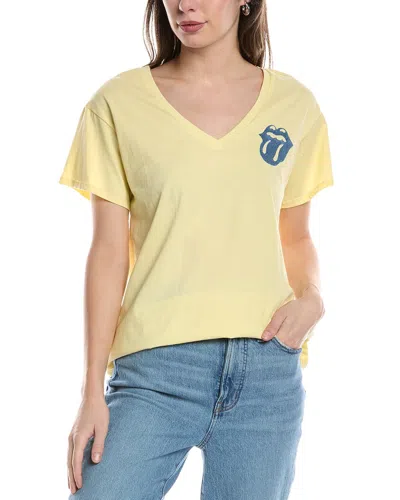 Chaser V-neck T-shirt In Yellow