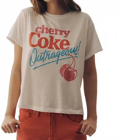 Chaser Very Cherry Cola Tee In White In Multi