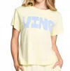 Chaser Vino Graphic Tee In Limon In Yellow