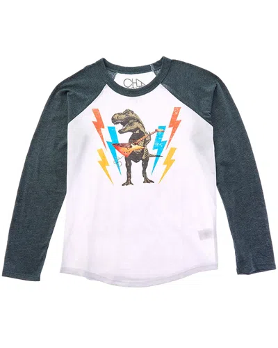 Chaser Kids' Vintage Jersey Dino T-shirt In Animal Print