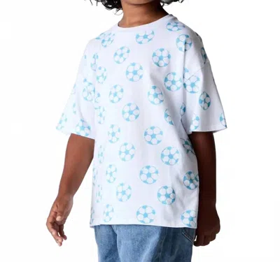 Chaser Kids' Vintage Jersey Tee In White Soccer