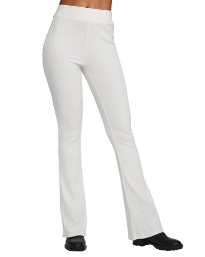 Chaser Vintage Rib Party Flare Pant In White