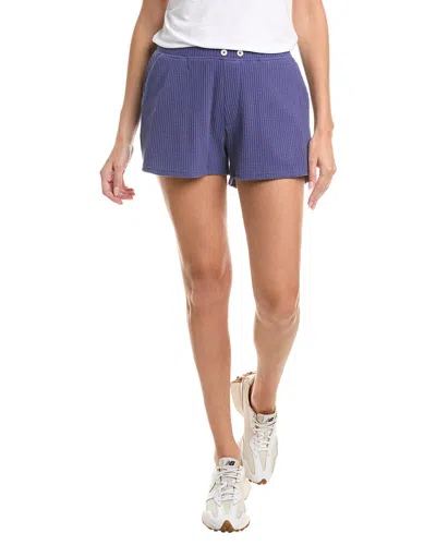 Chaser Waffle Thermal Joie Short In Purple