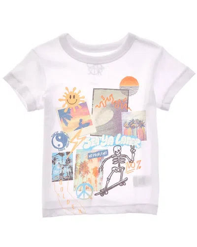 Chaser Kids' West Coast Icons T-shirt In White