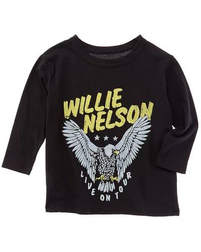 Chaser Kids' Willie Nelson Willie 1978 T-shirt In Black