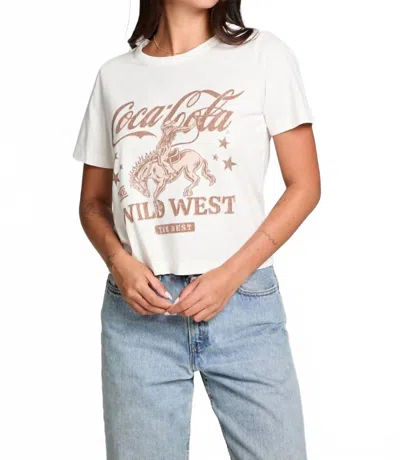 Chaser Women's Coca Cola Wild West Top In White