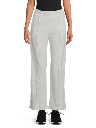 Chaser Women's Cotton Fleece Sweatpants In Heather Grey