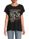 Chaser Women's Pink Floyd Graphic T-shirt In Black