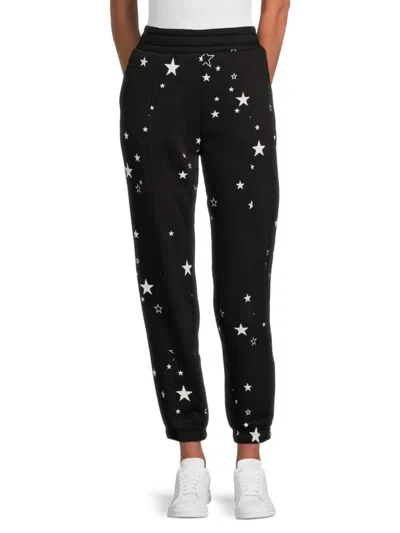Chaser Women's Star Joggers In Black