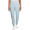 Chaser Womens Ribbed Trim Fitness Jogger Pants In Blue