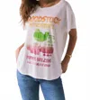 Chaser Woodstock Tee In Lemon In White