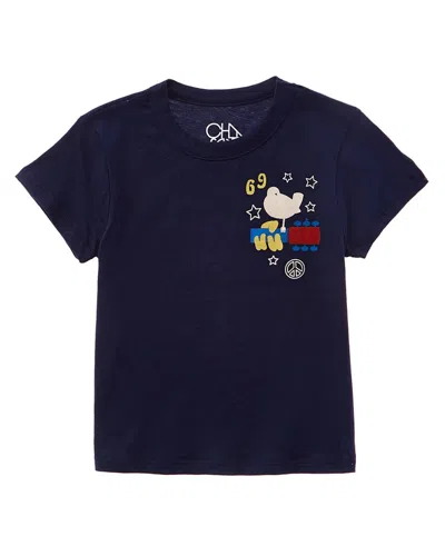 Chaser Woodstock T-shirt In Blue