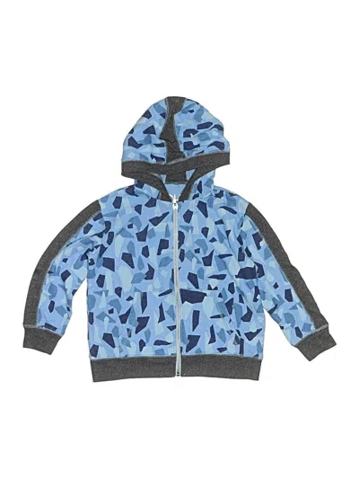 Pre-owned Chaser Kids' Zip Up Hoodie In Blue