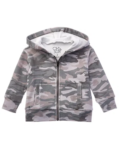 Chaser Kids' Zip-up Hoodie In Gray