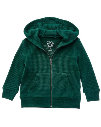Chaser Kids' Zip-up Hoodie In Green