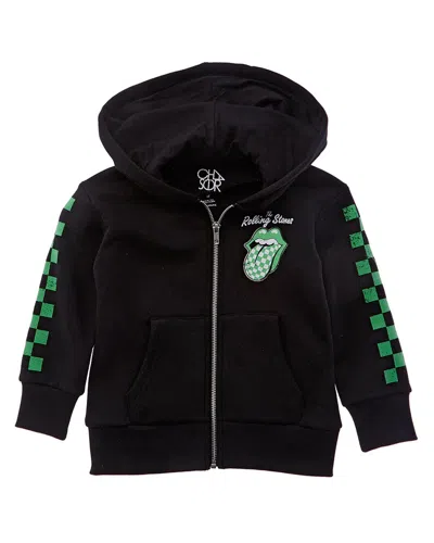 Chaser Zuma Paxton Zip Hoodie In Black