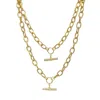 Chasing Cherubs 18" Gold Brook Necklace In 18" Gold In Multi