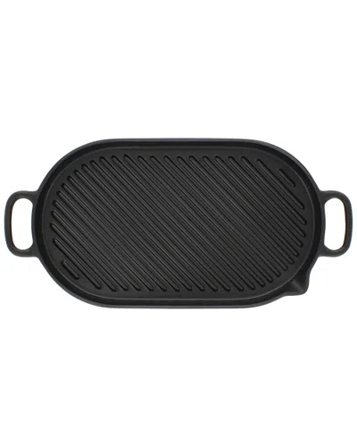 Chasseur 18in Oval French Cast Iron Grill In Black
