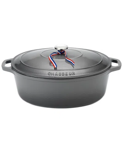 CHASSEUR CHASSEUR 7.25QT FRENCH ENAMELED CAST IRON OVAL DUTCH OVEN