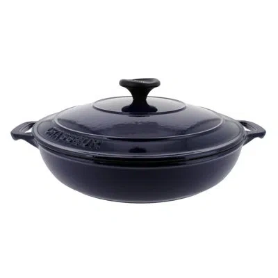 Chasseur French Cast Iron Oval Dutch Oven In Red