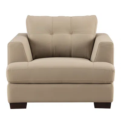 Chateau D'ax Angolo Leather Chair In -velvet Grey