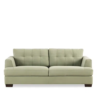 Chateau D'ax Angolo Leather Sofa In – Velvet Green