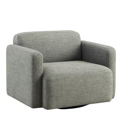 Chateau D'ax Anna Swivel Chair In Green