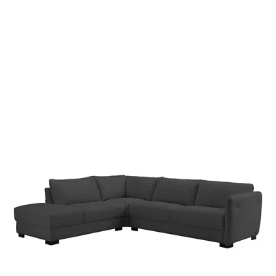 Chateau D'ax Chateaux D'ax Pavia Leather Sectional Sofa
