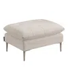 Chateau D'ax Corsica Chair Ottoman In Bright White