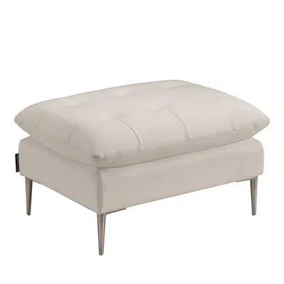 Chateau D'ax Corsica Chair Ottoman In Bright White