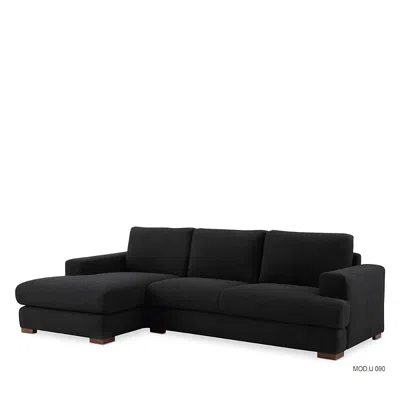Chateau D'ax Eden 2 Piece Sectional In Black
