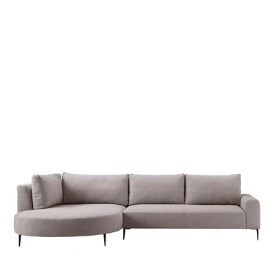 Chateau D'ax Giacomo 2-piece Sectional - Exclusive In Dark Gray