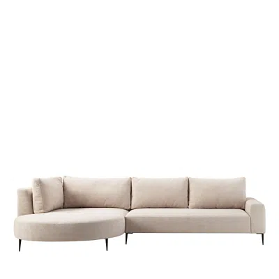 Chateau D'ax Giacomo 2-piece Sectional - Exclusive In W Cream