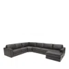 Chateau D'ax Greyson 4-piece Sectional - Exclusive In Charcoal