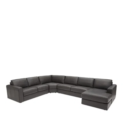 Chateau D'ax Greyson 4-piece Sectional - Exclusive In Charcoal