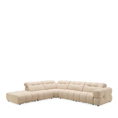 Chateau D'ax Marcella 5 Piece Power Sectional In Wheat