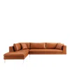 Chateau D'ax Martina 2-piece Sectional - Exclusive In Cognac