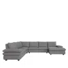 Chateau D'ax Mason 4-piece Sectional In Grey