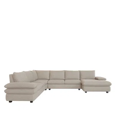 Chateau D'ax Mason 4-piece Sectional In Tun  Taupe