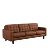 Chateau D'ax Maximo Leather Sofa, Cognac