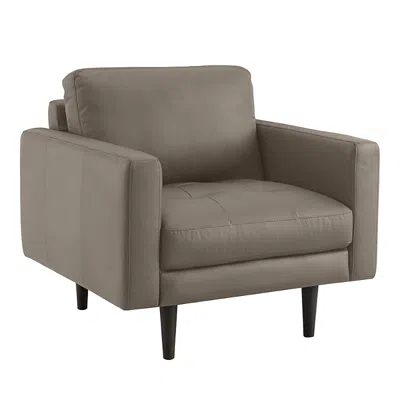 Chateau D'ax Rotolo Leather Chair In Sand