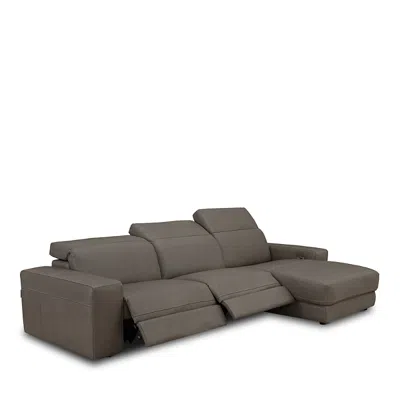 Chateau D'ax Stefano 3-piece Motion Sectional - Exclusive In Taupe