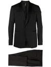 Château Lafleur-gazin Shawl-lapels Single-breasted Blazer In Black